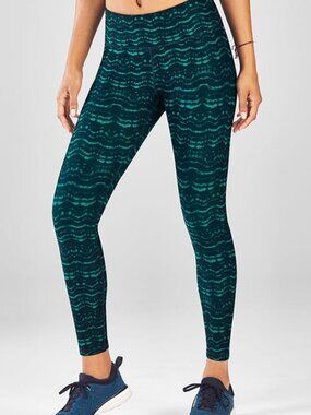 FABLETICS Define MId-Rise Activewear Legging In Tidal Size Small